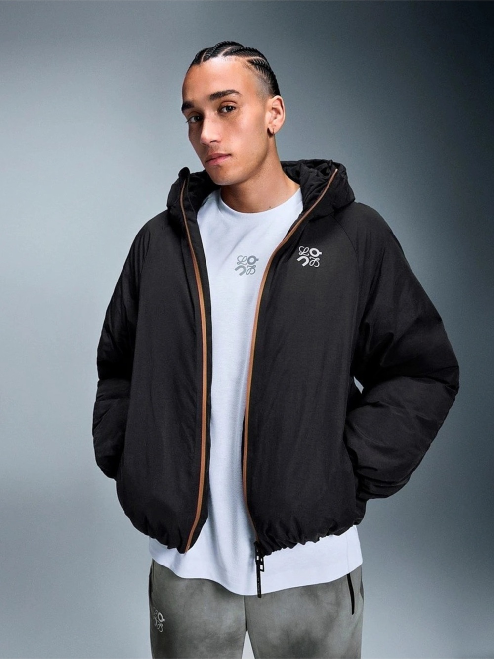 Loewe x On Puffer Jacket Black Men’s Medium in GREAT CONDITION